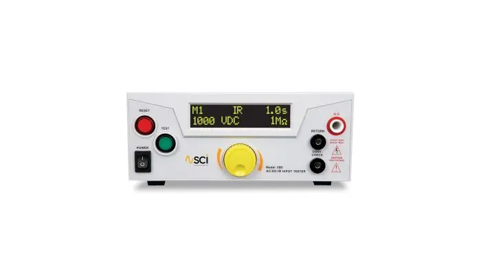 297. Hipot de 5 kV a 12 mA CA, Hipot de 6 kV a 5 mA CC